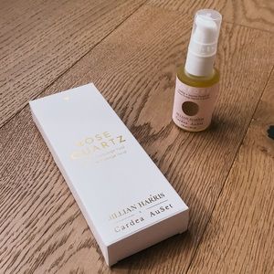 Cardea Auset x the Jillybox Phoebe facial oil and Rose Quartz roller